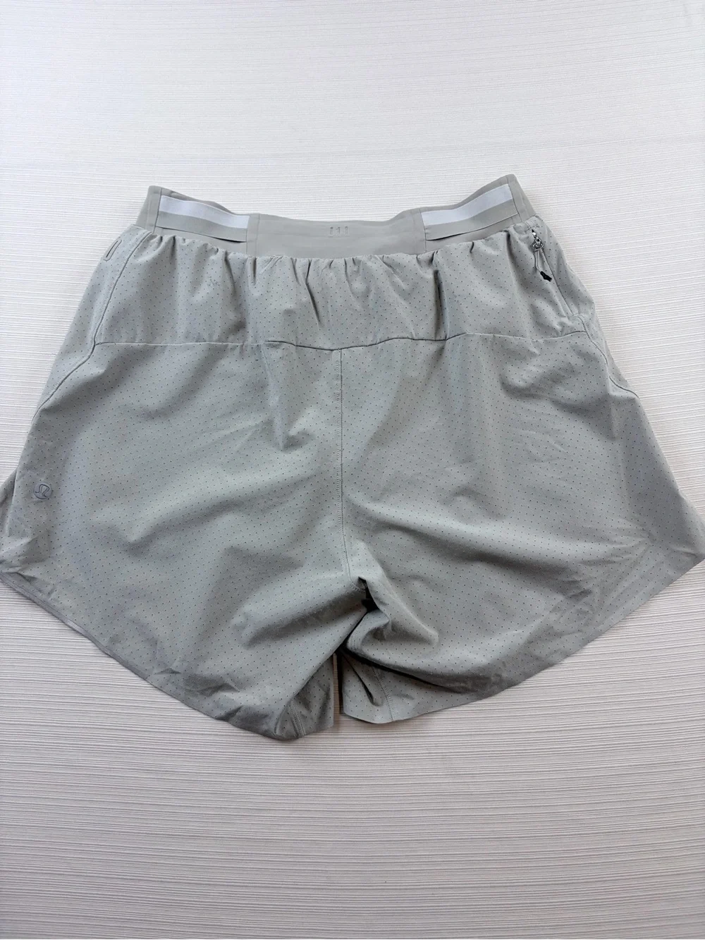 lululemon Women’s  athletica Light grayish green  Athletic Shorts M stretchable